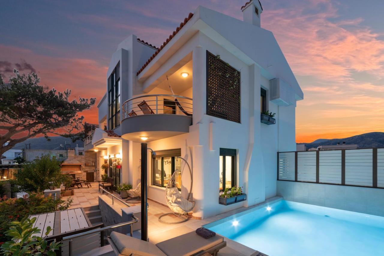 Paradisos Luxury Villas Next To Beach Koutsourás Extérieur photo