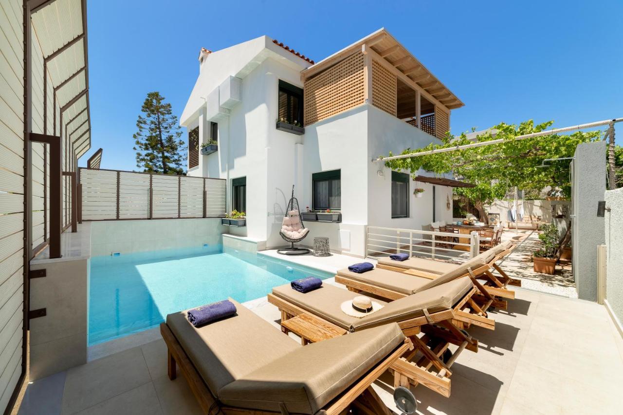 Paradisos Luxury Villas Next To Beach Koutsourás Extérieur photo