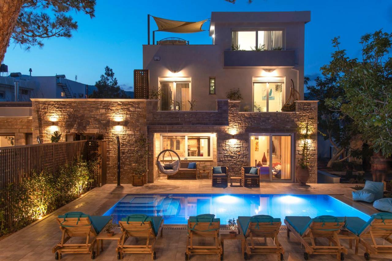 Paradisos Luxury Villas Next To Beach Koutsourás Extérieur photo