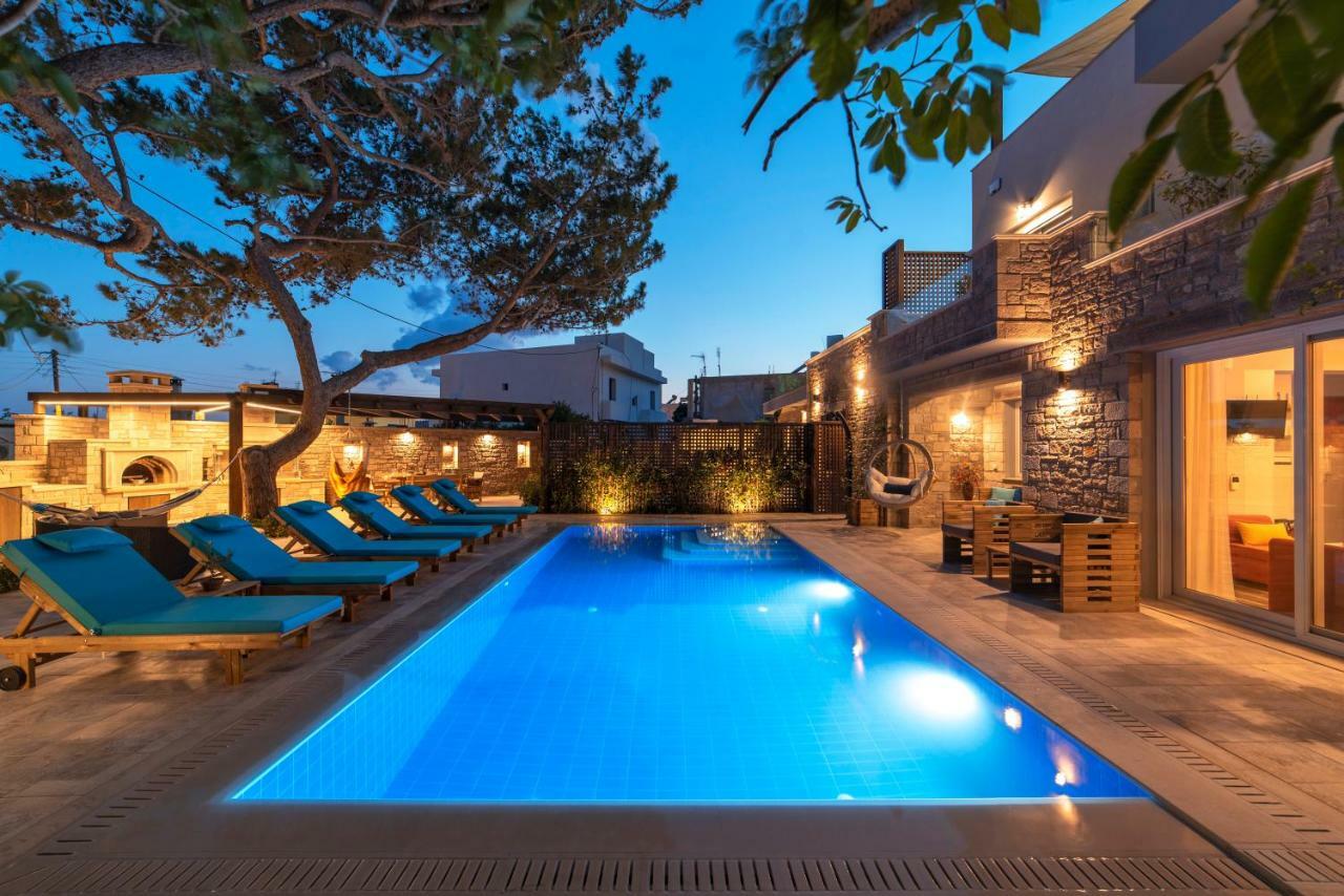 Paradisos Luxury Villas Next To Beach Koutsourás Extérieur photo